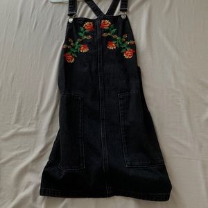 Topshop overall dress